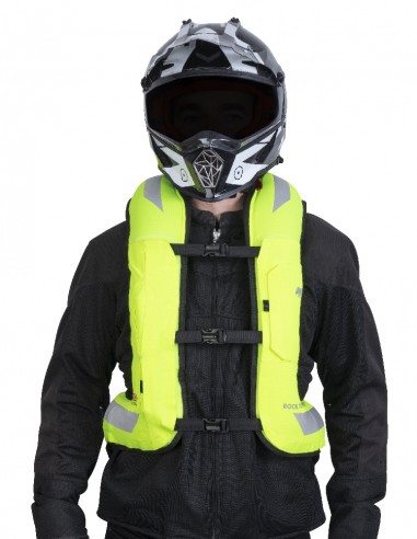Chaleco airbag TOURING PRO FLUO RockTool - Protector homologado