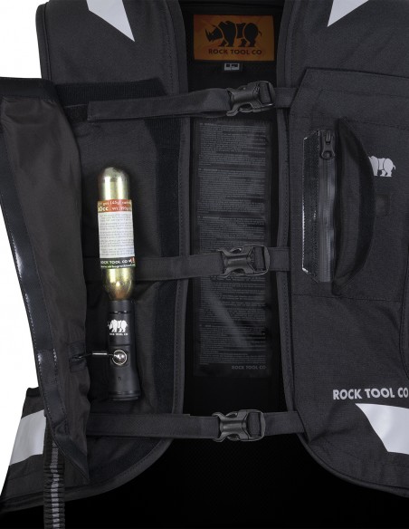 Chaleco airbag TOURING PRO Negro RockTool - Protector homologado