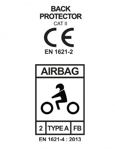 Chaleco airbag homologado 1621-4 - AIRBAG MOTO ROCKTOOL