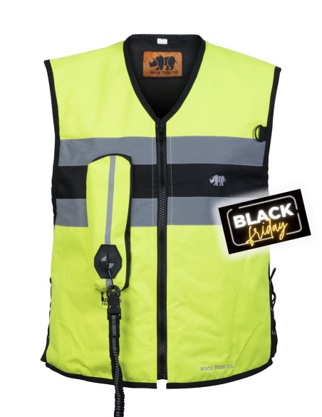 Chaleco airbag MIRAGE FLUO Rock Tool -  Protección y comodidad