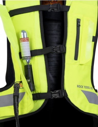 Chaleco airbag TOURING PRO FLUO RockTool - Protector homologado