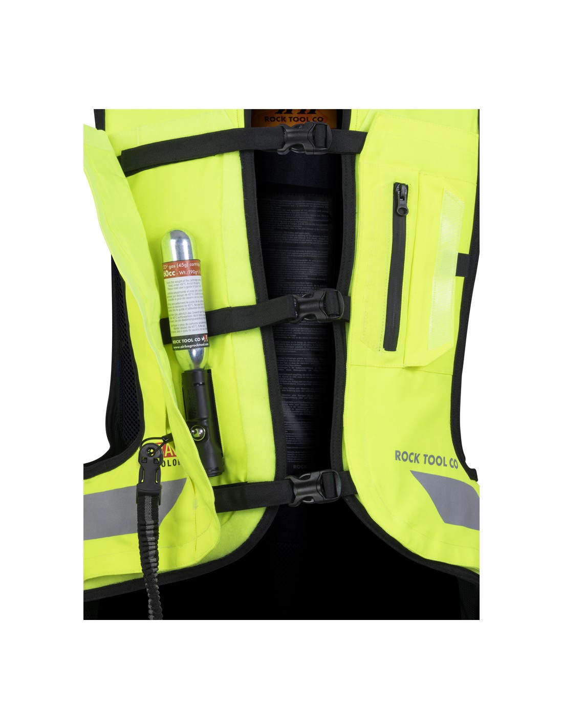 Chaleco airbag TOURING PRO FLUO RockTool - Protector homologado