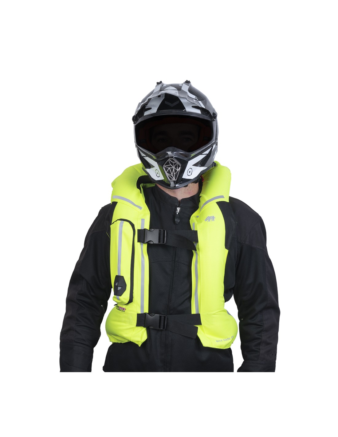 Gilet airbag pour moto rock tool CO air pack