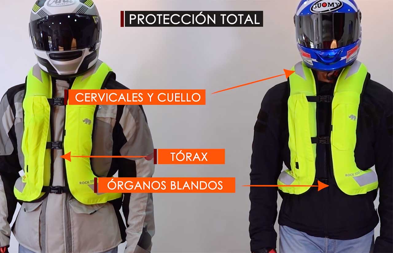 suspender más Energizar Guía para elegir el mejor chaleco airbag. - AIRBAG MOTO ROCKTOOL